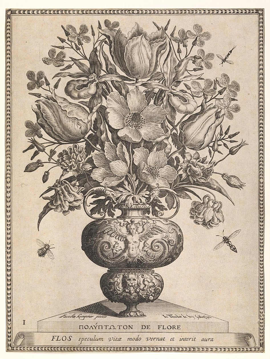 Bukiet kwiatów w wazonie autorstwa Jan Theodor de Bry