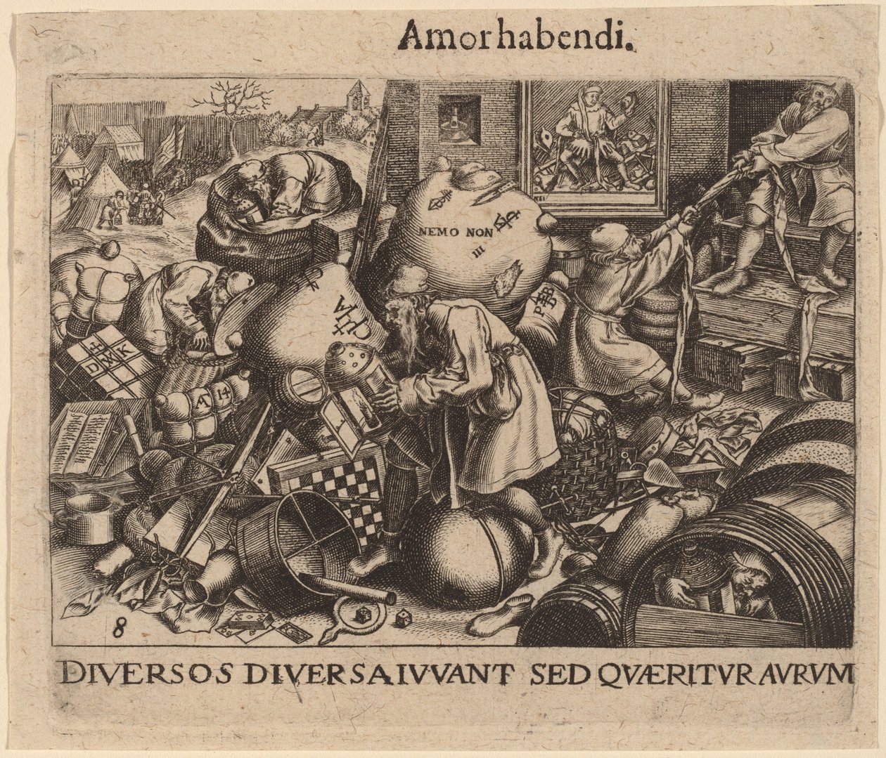 Każdy autorstwa Jan Theodor de Bry after Pieter Bruegel the Elder