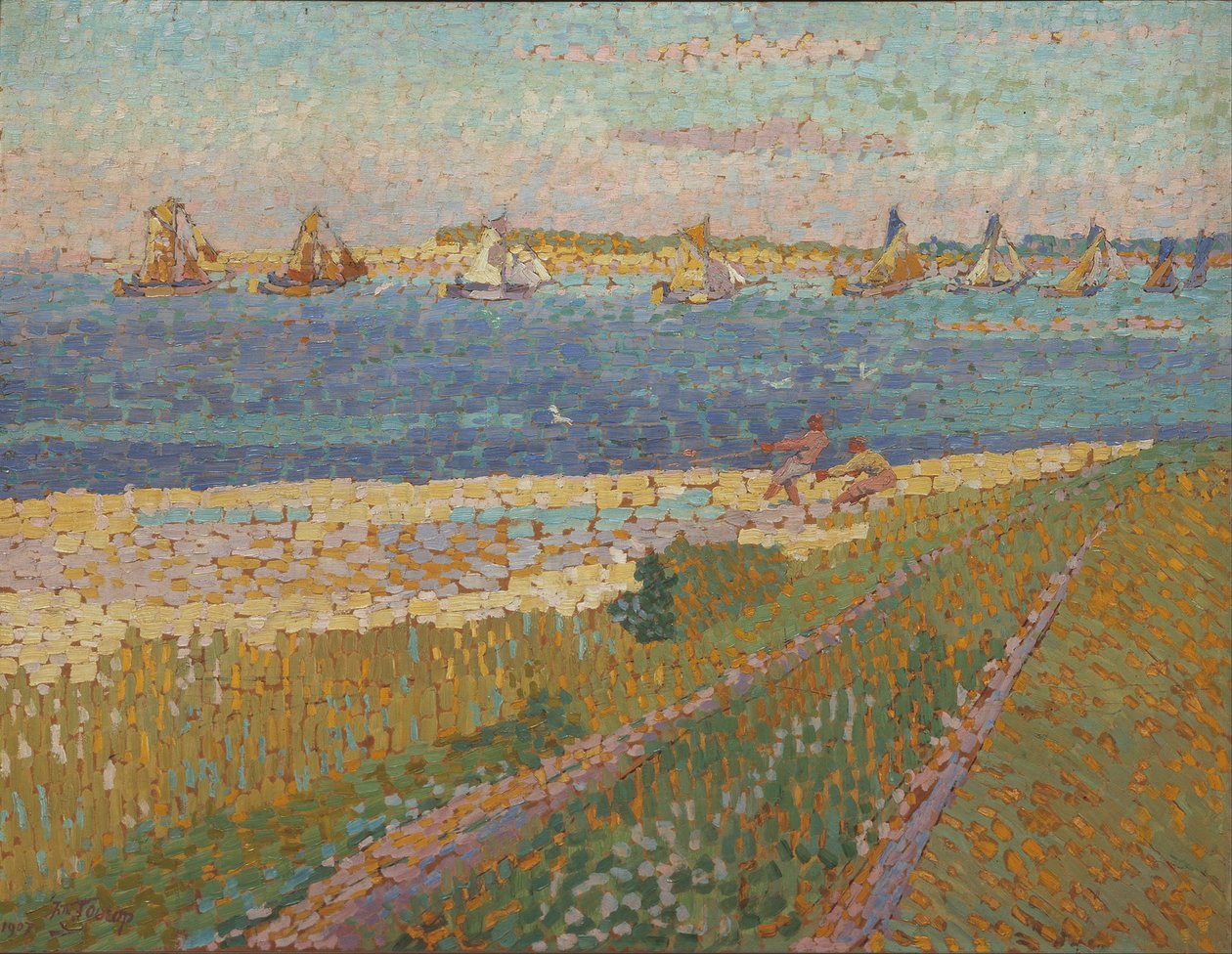 Schelde niedaleko Veere, 1907 autorstwa Jan Toorop