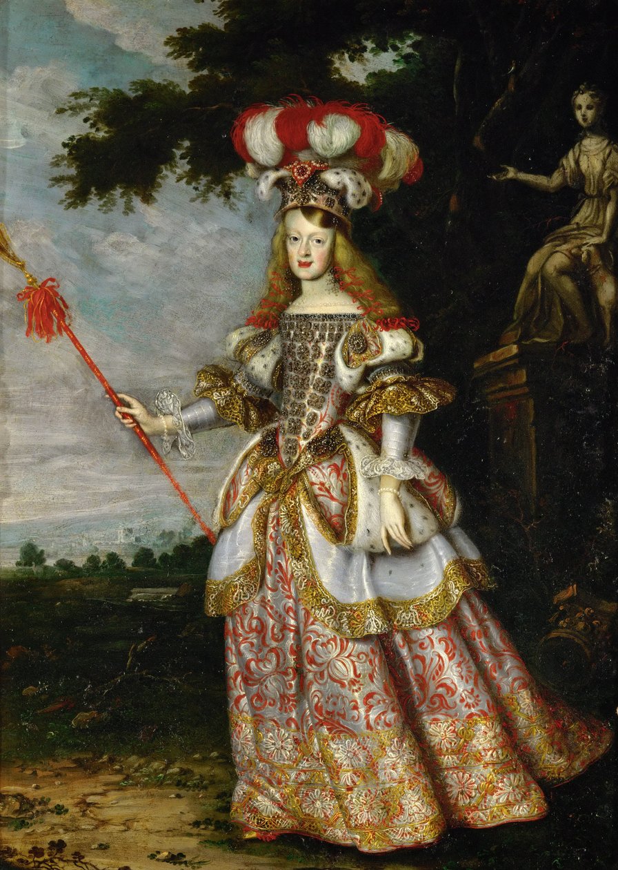 Margarita Teresa, Infantka Hiszpanii 1651-1673, w stroju teatralnym, 1667 autorstwa Jan Thomas