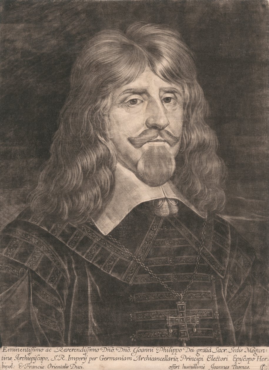 Johannes Philipp von Schönborn autorstwa Jan Thomas of Ypres