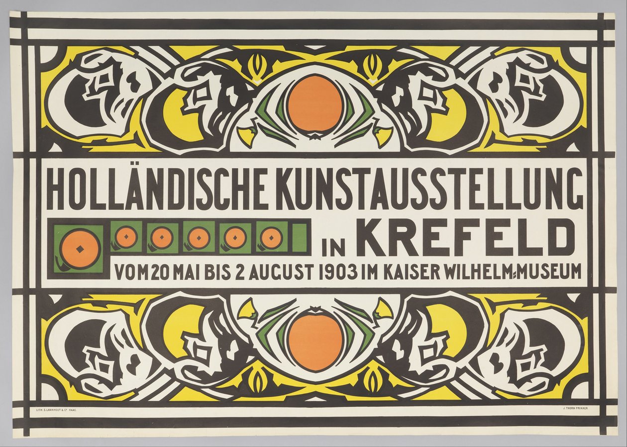 Wystawa sztuki holenderskiej w Krefeld autorstwa Johan Thorn Prikker
