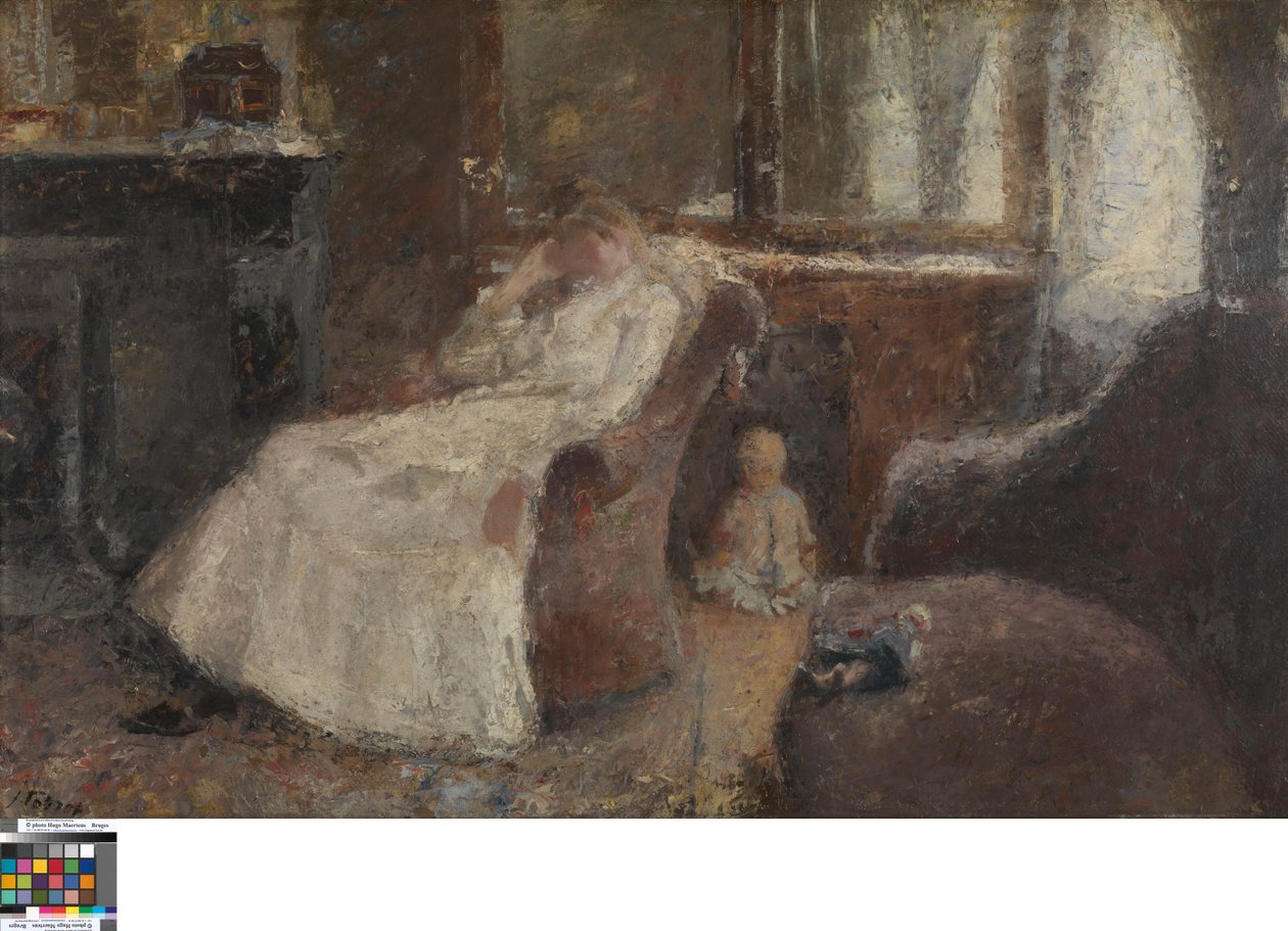 Holenderski: Annie Hall w Lissadell, Kenley Woman_in_White autorstwa Jan Toorop