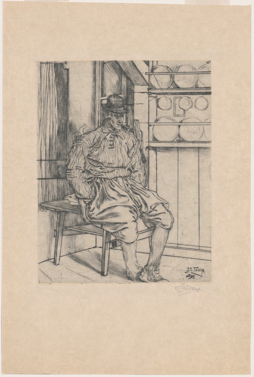 Rybak z Marken autorstwa Jan Toorop