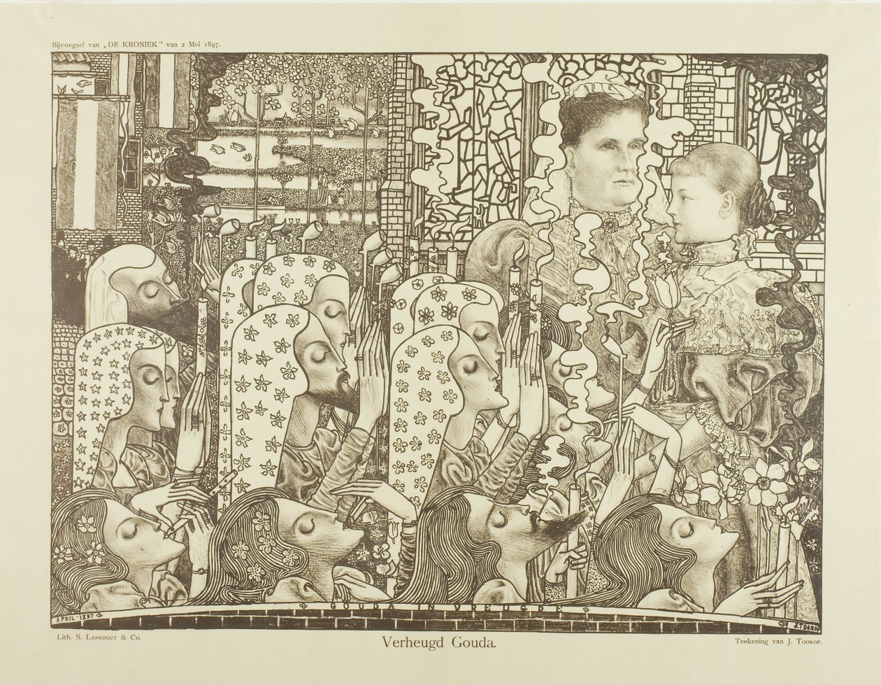 Szczęśliwy Gouda autorstwa Jan Toorop