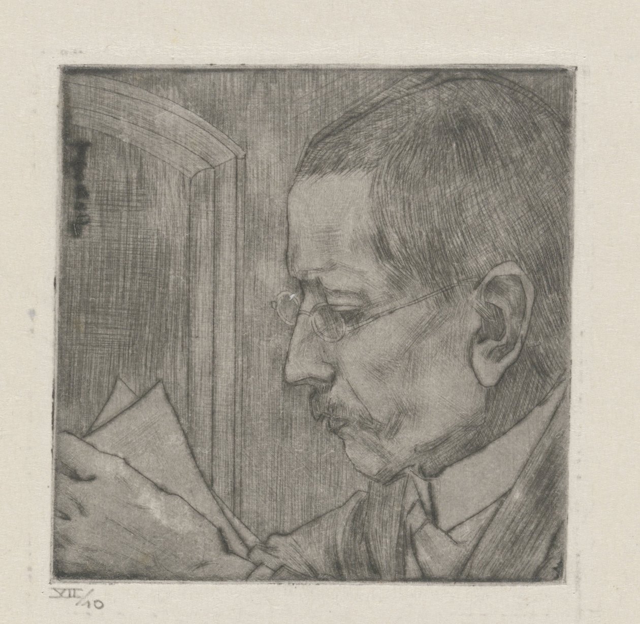 Portret van Aegidiusa Timmermana autorstwa Jan Toorop