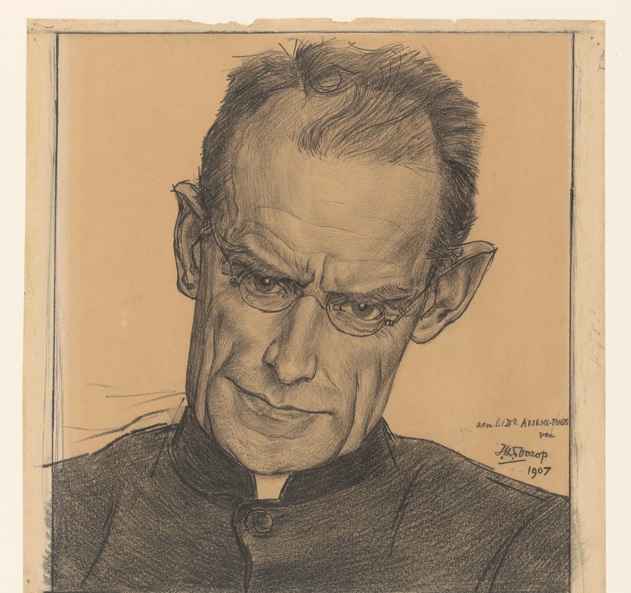 Portret dr. Ariens autorstwa Jan Toorop