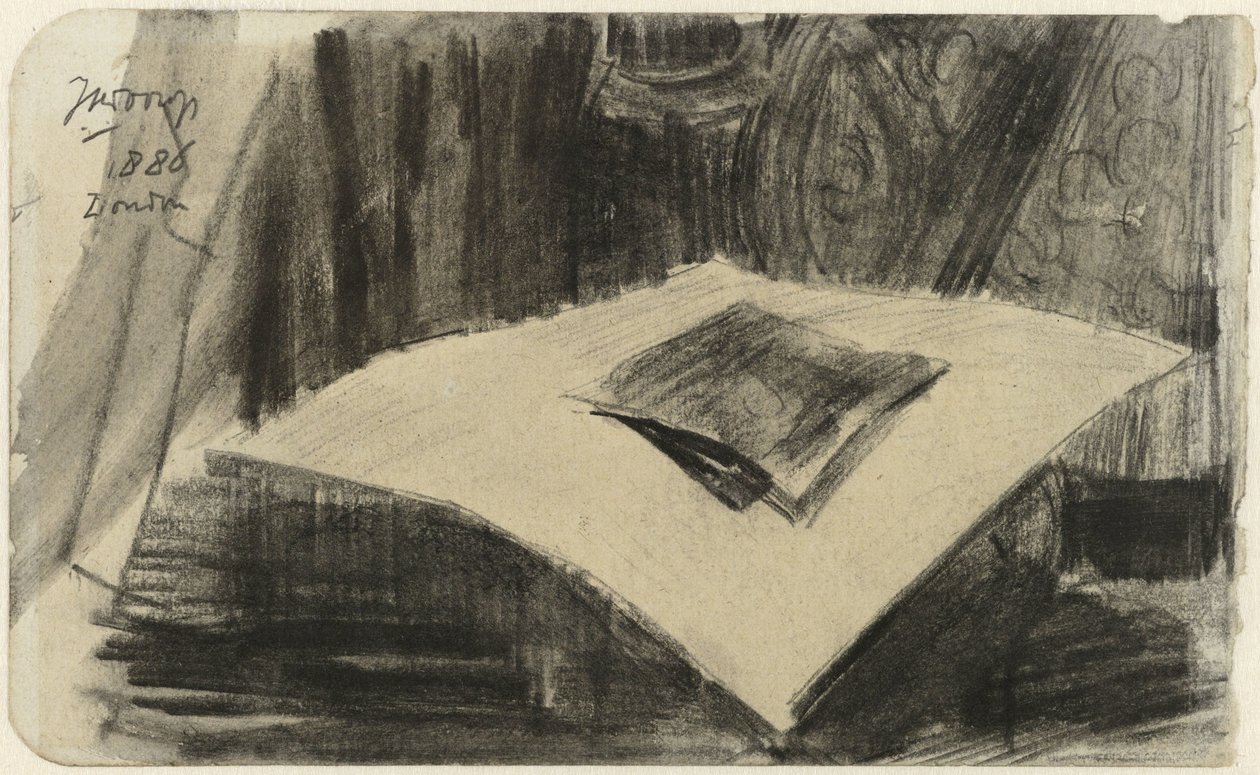 Drukuj leżący na ciemnym tle autorstwa Jan Toorop
