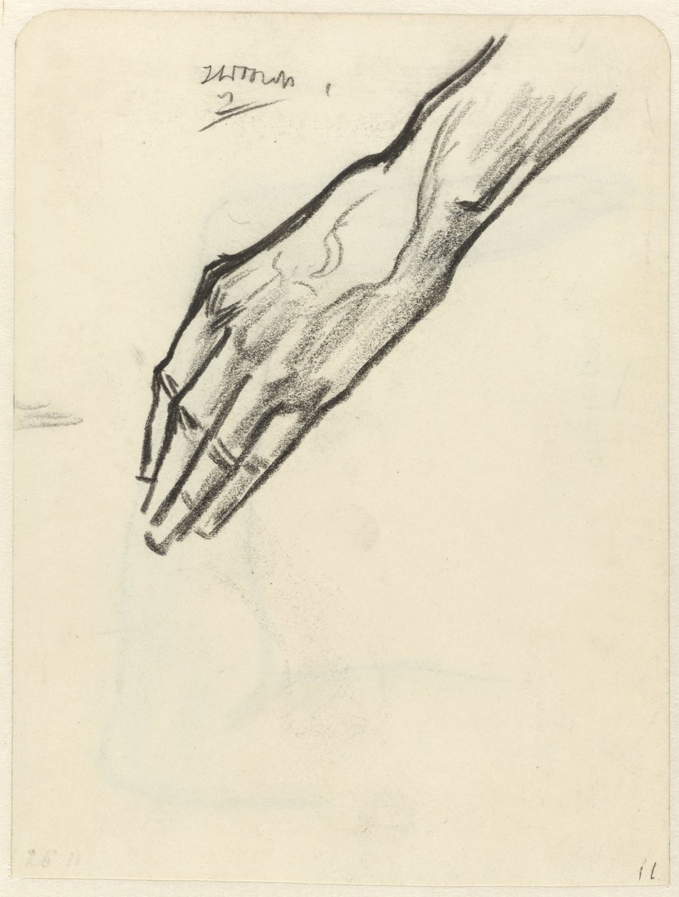 Badanie ręki autorstwa Jan Toorop
