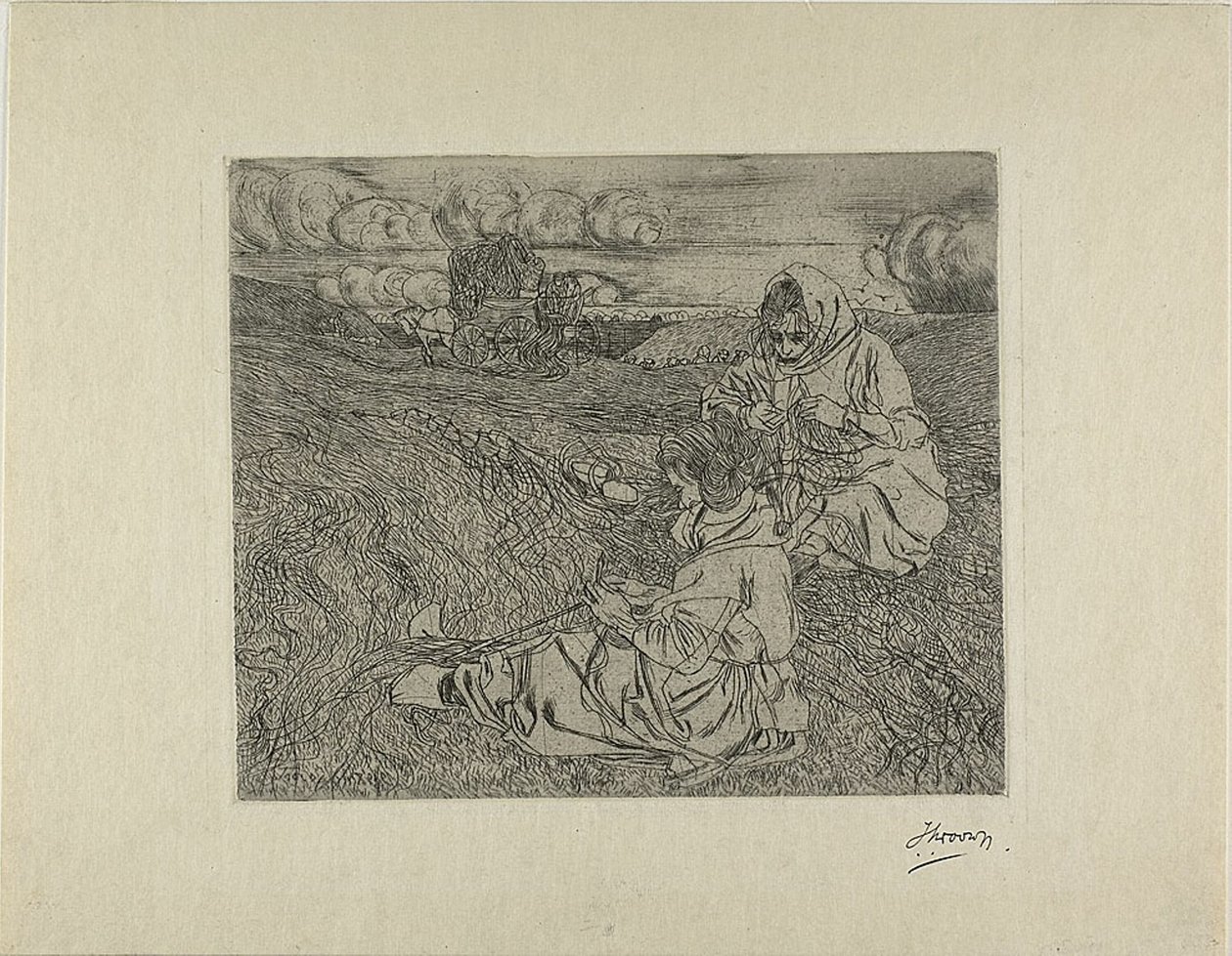 Naprawiacze sieci autorstwa Jan Toorop