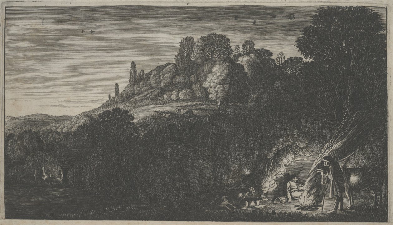 Ucieczka do Egiptu (rycina) autorstwa Jan Van de II Velde