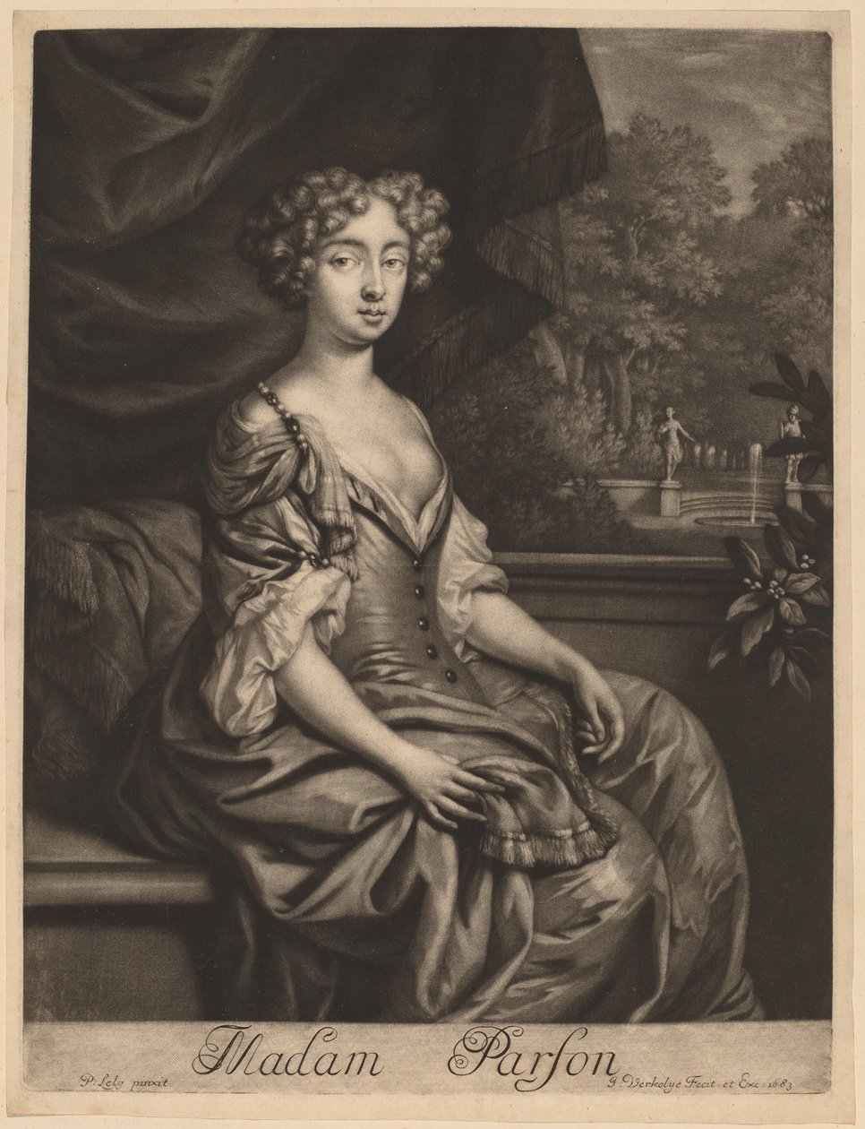 Pani Parson autorstwa Jan Verkolje I after Sir Peter Lely