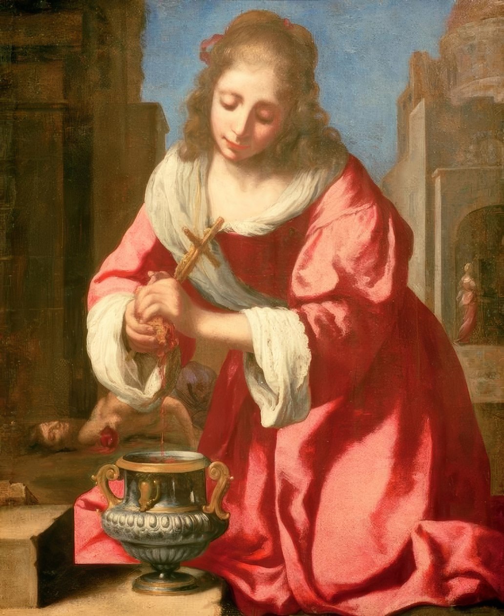 Święta Praxedis autorstwa Jan Vermeer van Delft