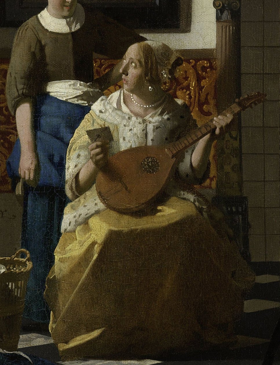 List miłosny, ok. 1669-70 autorstwa Jan Vermeer van Delft