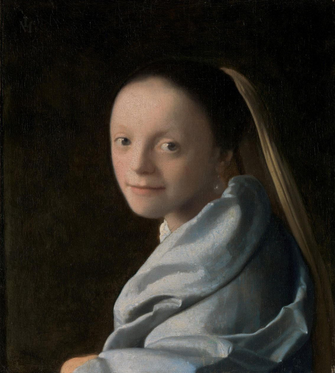 Portret młodej kobiety, ok. 1663-65 autorstwa Jan Vermeer van Delft