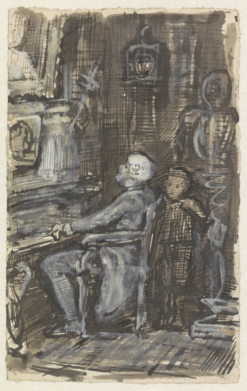 Organista autorstwa Jan Veth