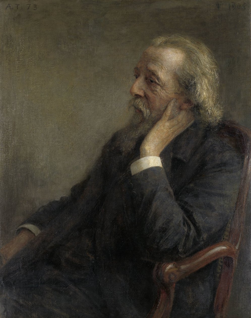 Portret ks. Petrusa Hermanna Hugenholtza (1834-1911), założyciela Wolnej Gminy autorstwa Jan Veth