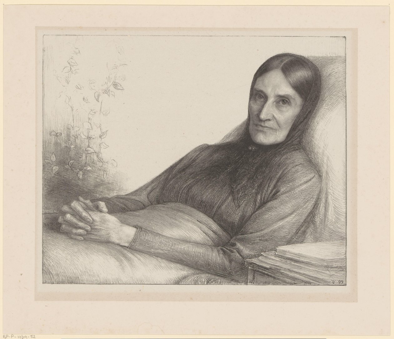 Portret Elisabeth Ragazzi van den Wall Bake autorstwa Jan Veth