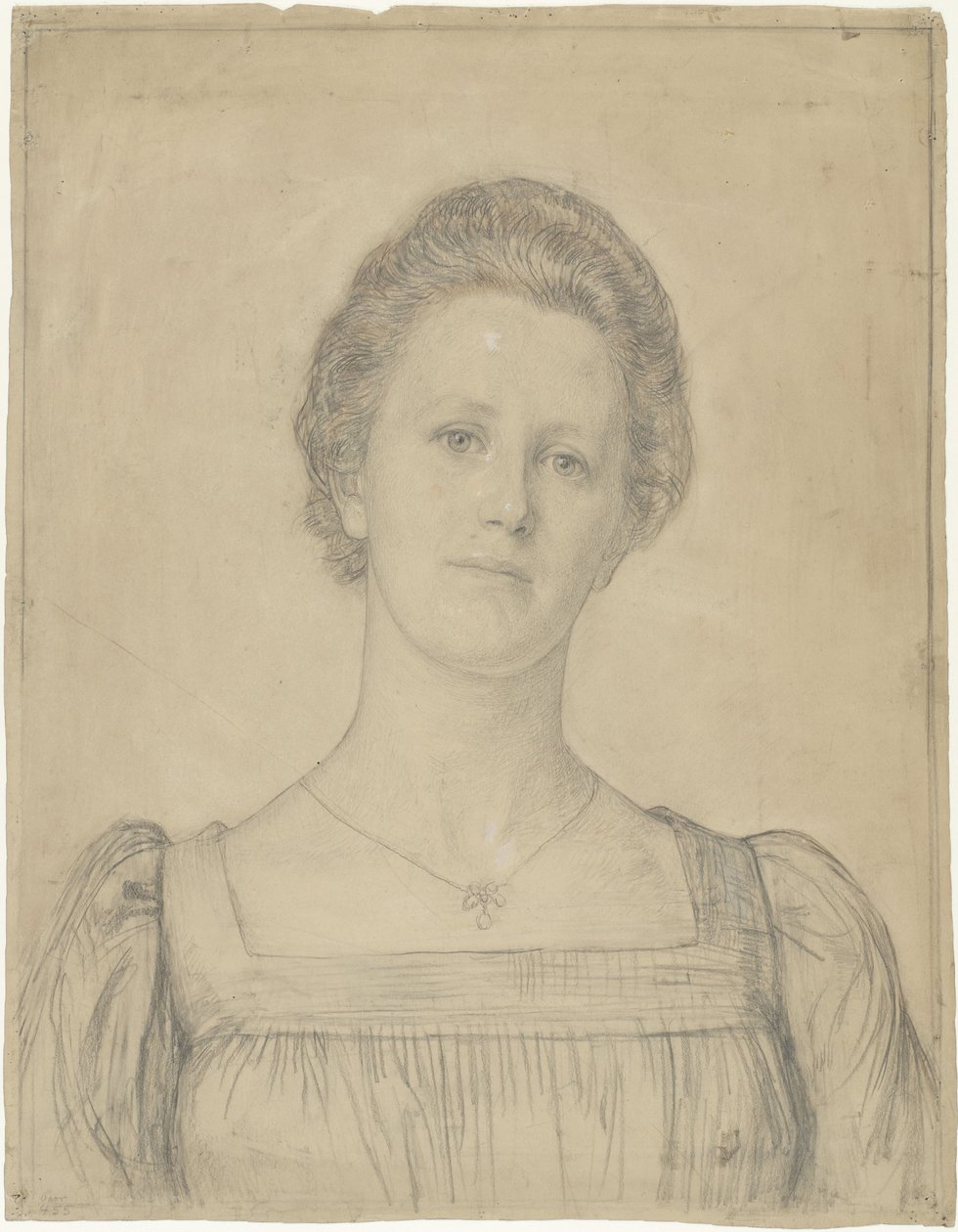 Portret Emilie van Kerckhoff autorstwa Jan Veth