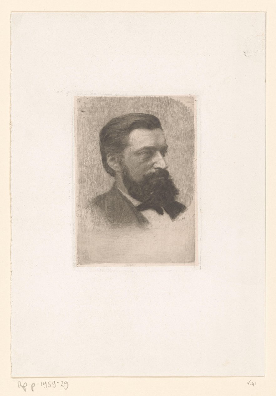 Portret Thomasa Theodorusa Hendrikusa Jorissen autorstwa Jan Veth