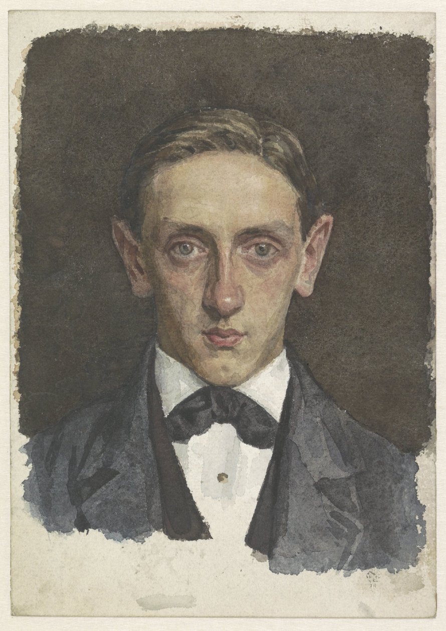 Portret młodego mężczyzny autorstwa Jan Veth