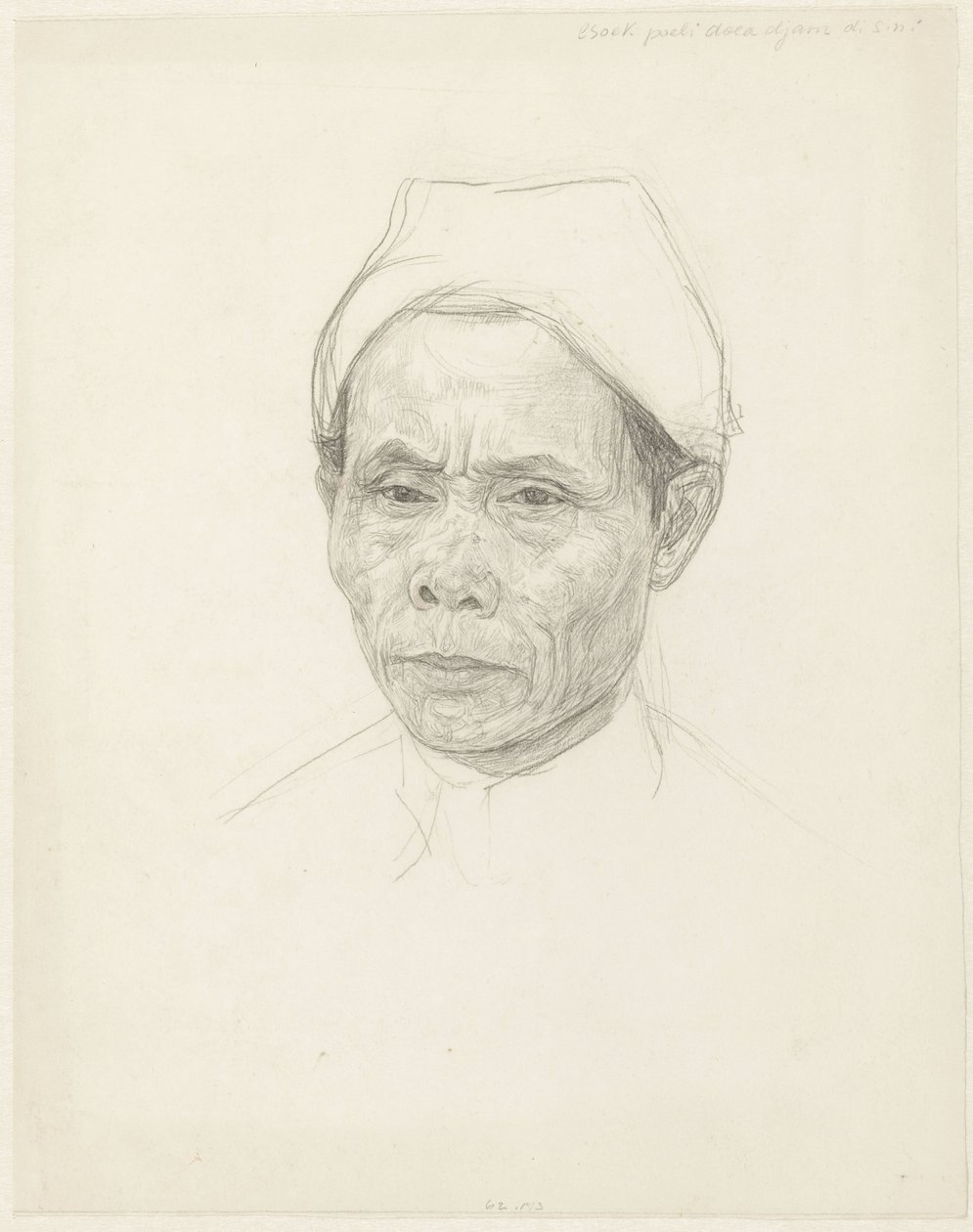 Portret starszego Jawyjczyka autorstwa Jan Veth