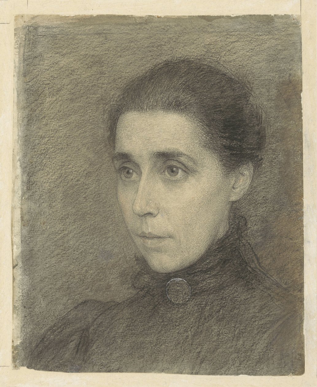 Portret pani M. Bruyel-De Favauge autorstwa Jan Veth