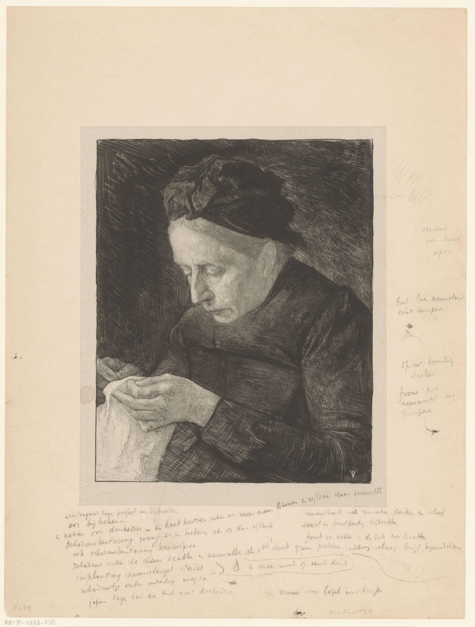 Portret pani Sluiter-Metelerkamp autorstwa Jan Veth