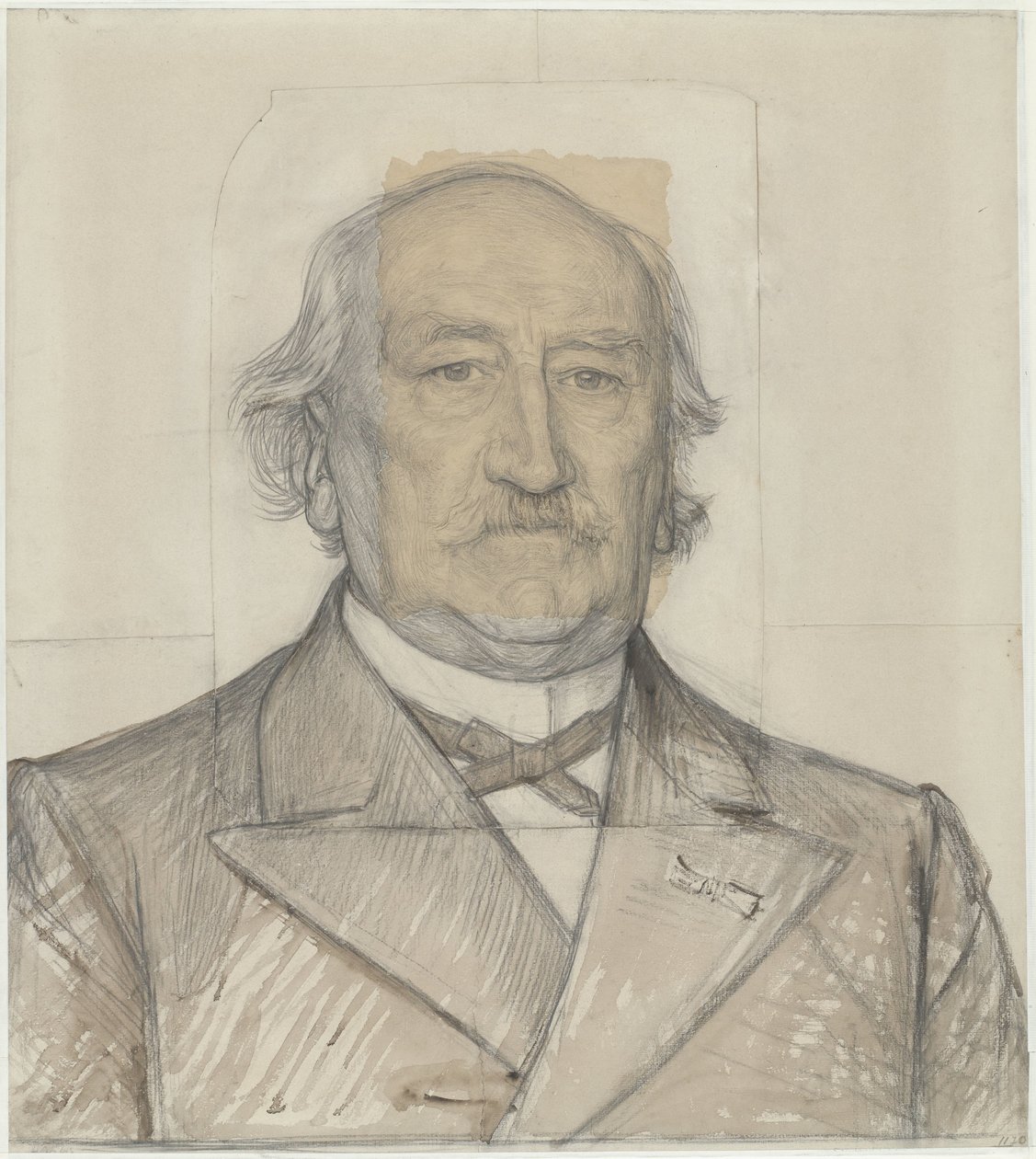 Portret prof. dr H.A. Kooyker autorstwa Jan Veth
