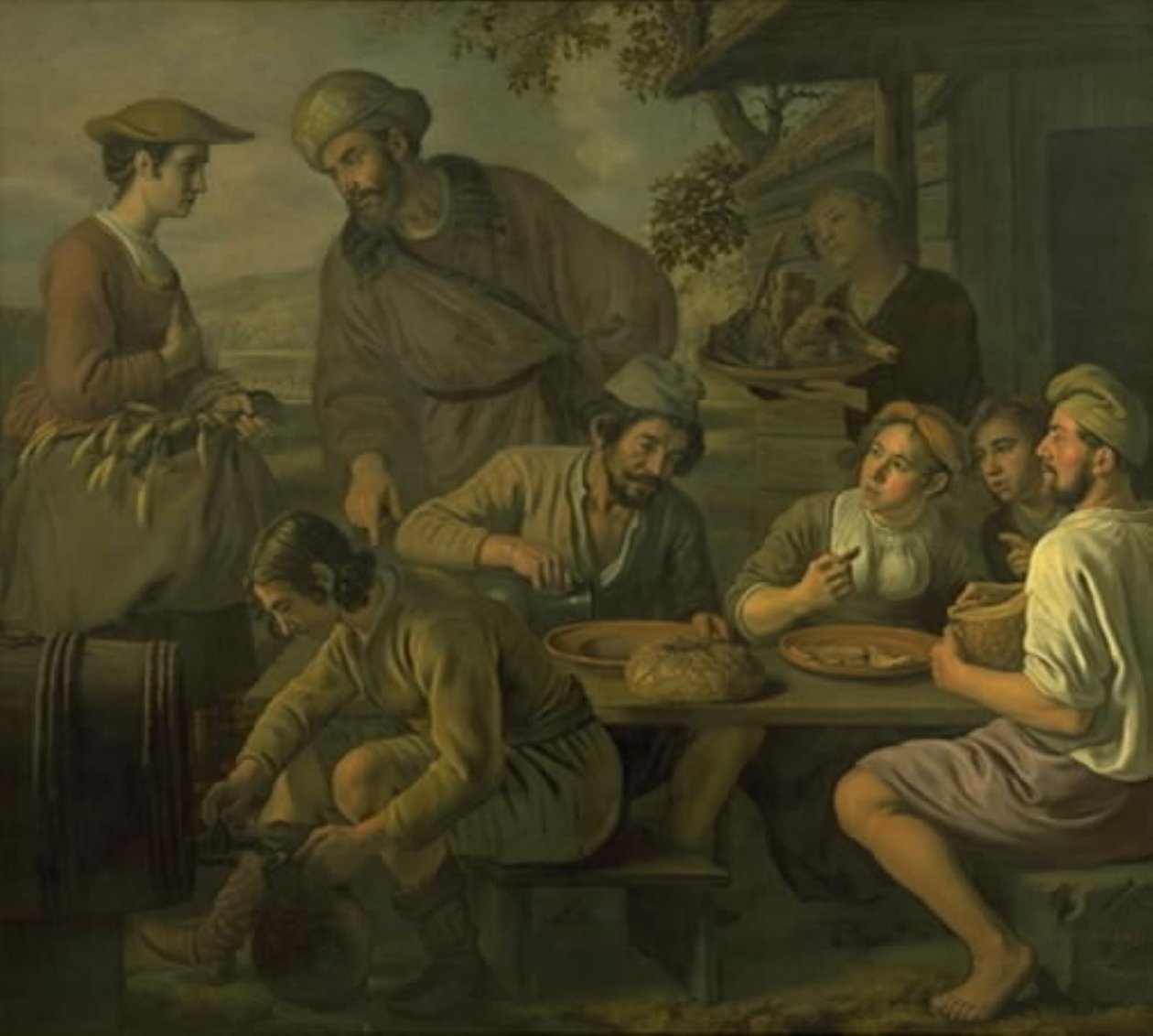 Boaz i Rut autorstwa Jan Victors