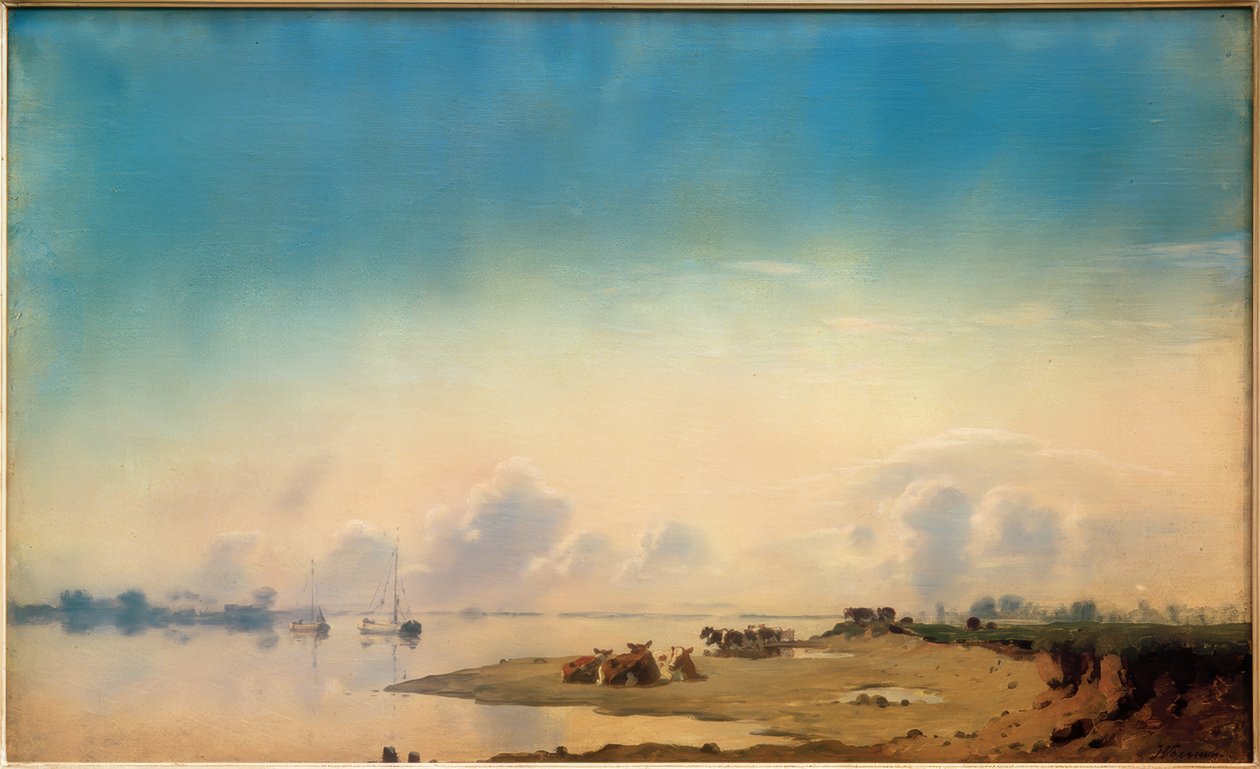Widok na IJssel autorstwa Jan Voerman