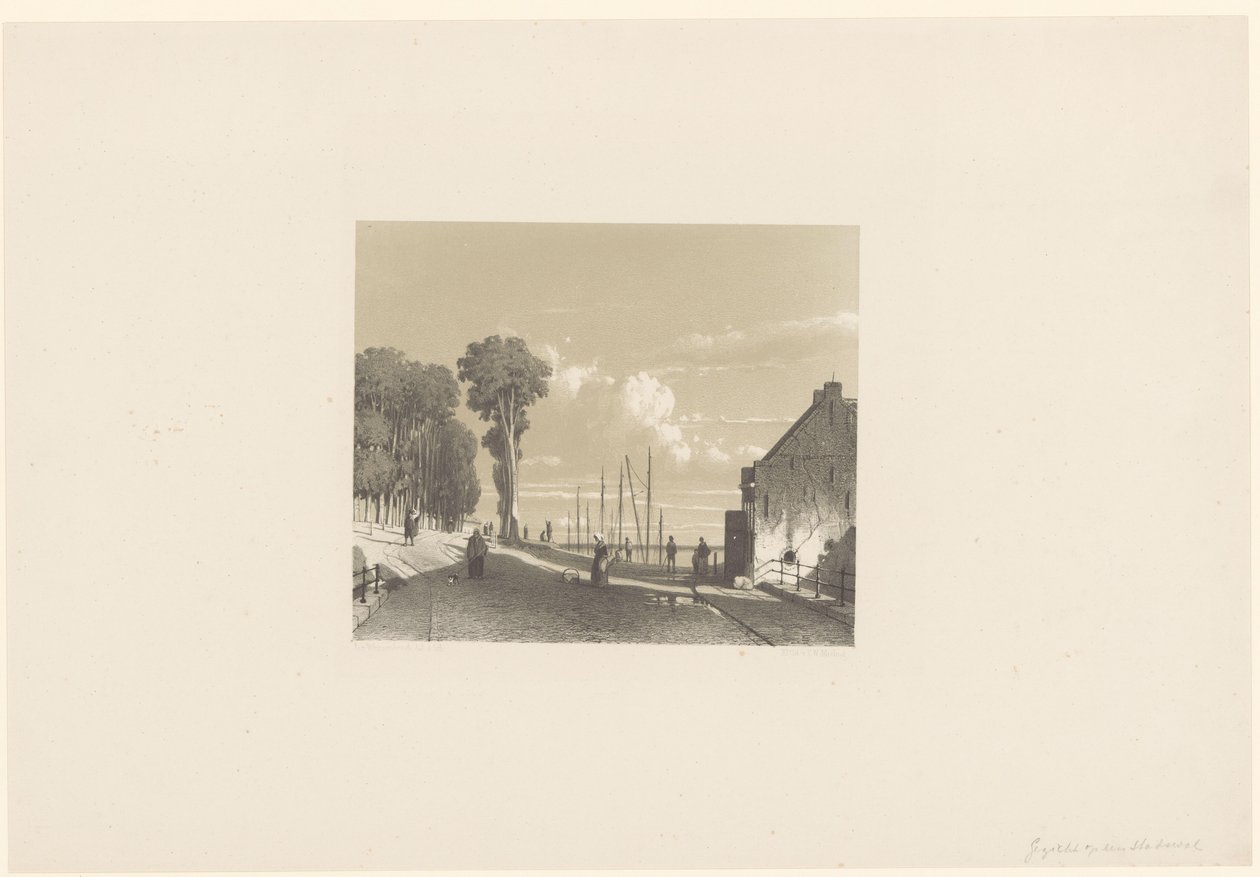 Widok Veerweg w Culemborg autorstwa Jan Weissenbruch