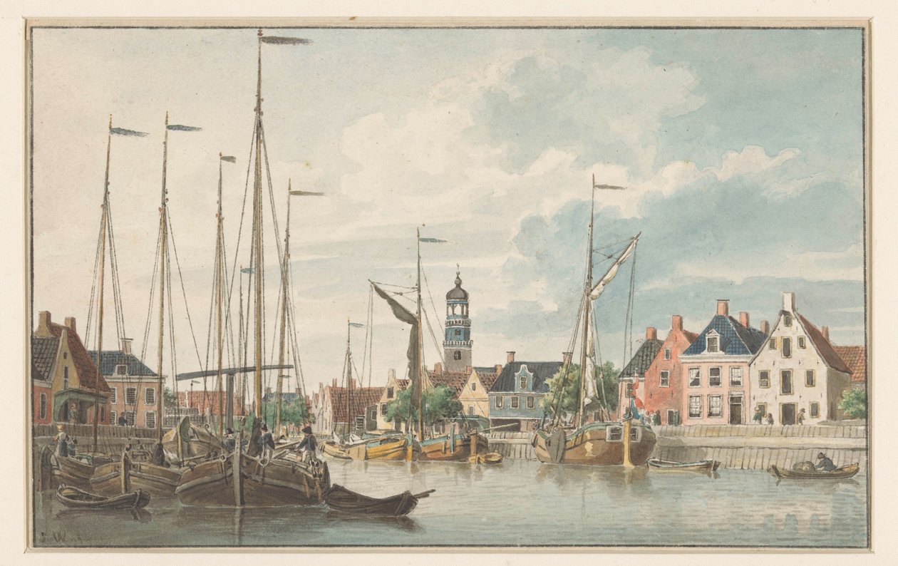 Twarz w De Lemmer autorstwa Jan Weissenbruch
