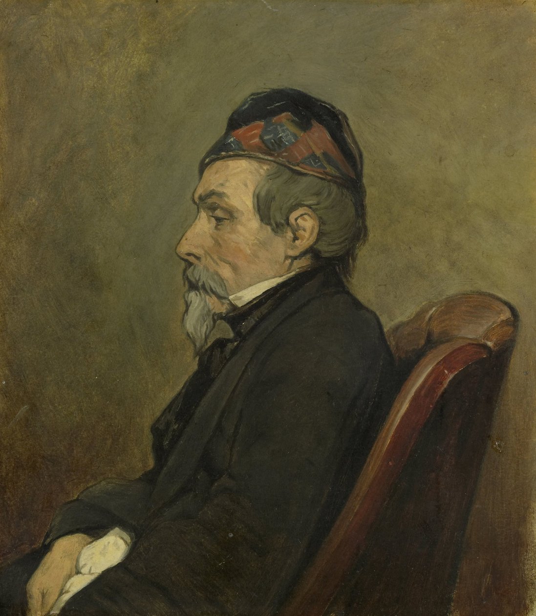Portret Johana-Hendricka-Louisa Meyera, malarza morskiego autorstwa Jan Weissenbruch