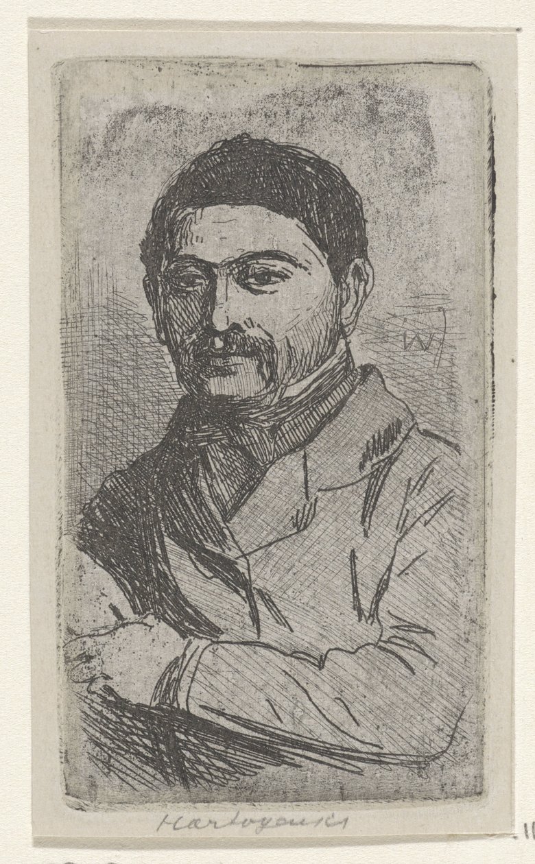 Portret Józefa Hartogensisa autorstwa Jan Weissenbruch