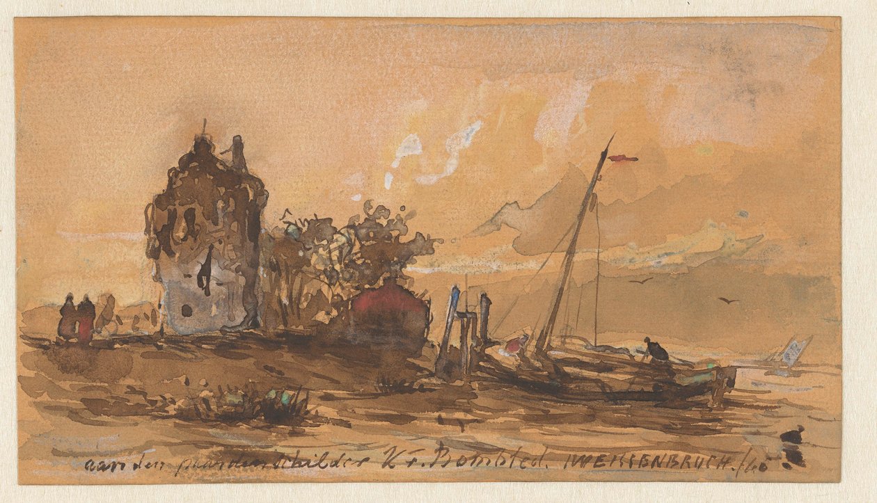 Riverscape autorstwa Jan Weissenbruch