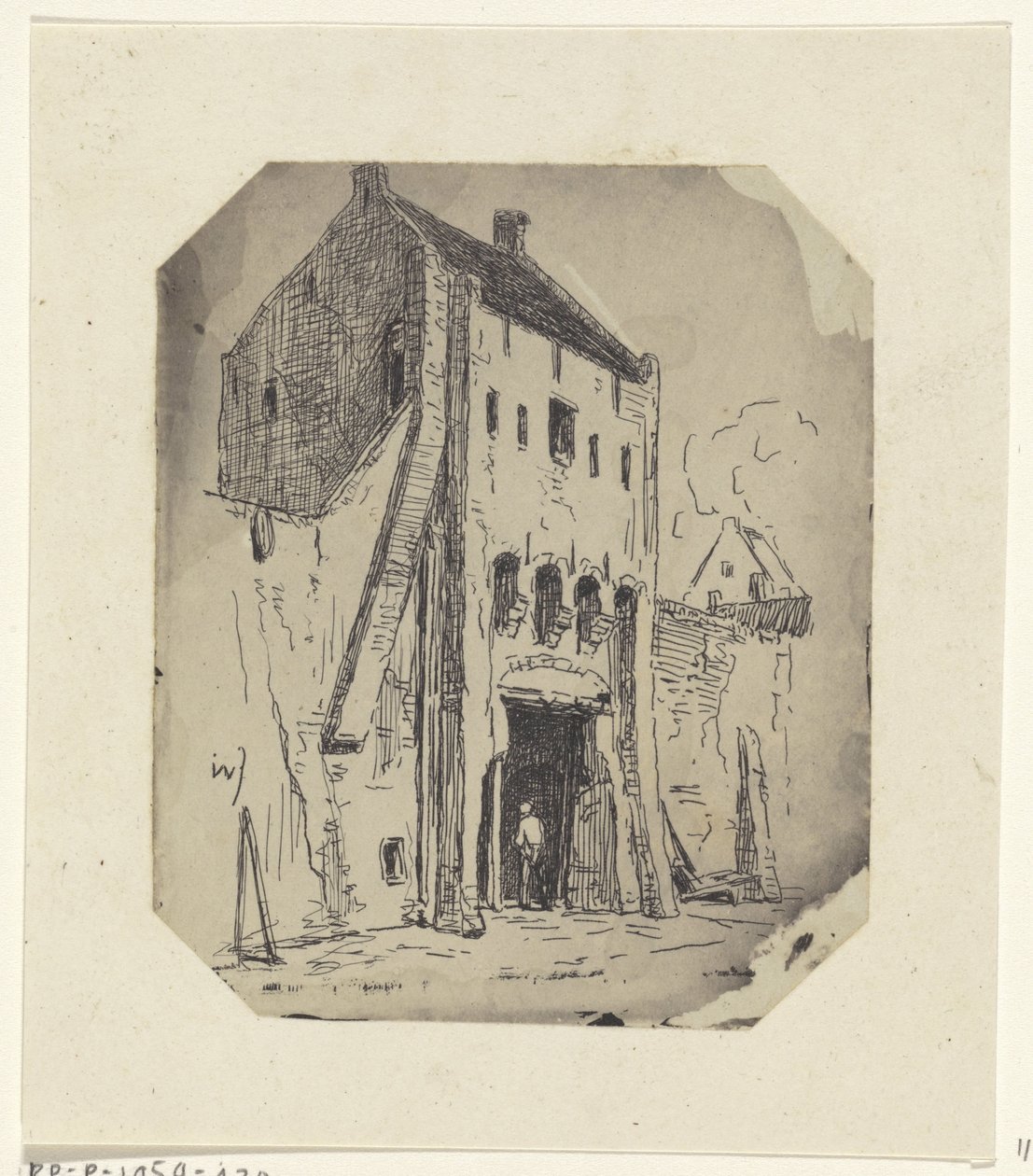 Steigerpoort w Leerdam autorstwa Jan Weissenbruch