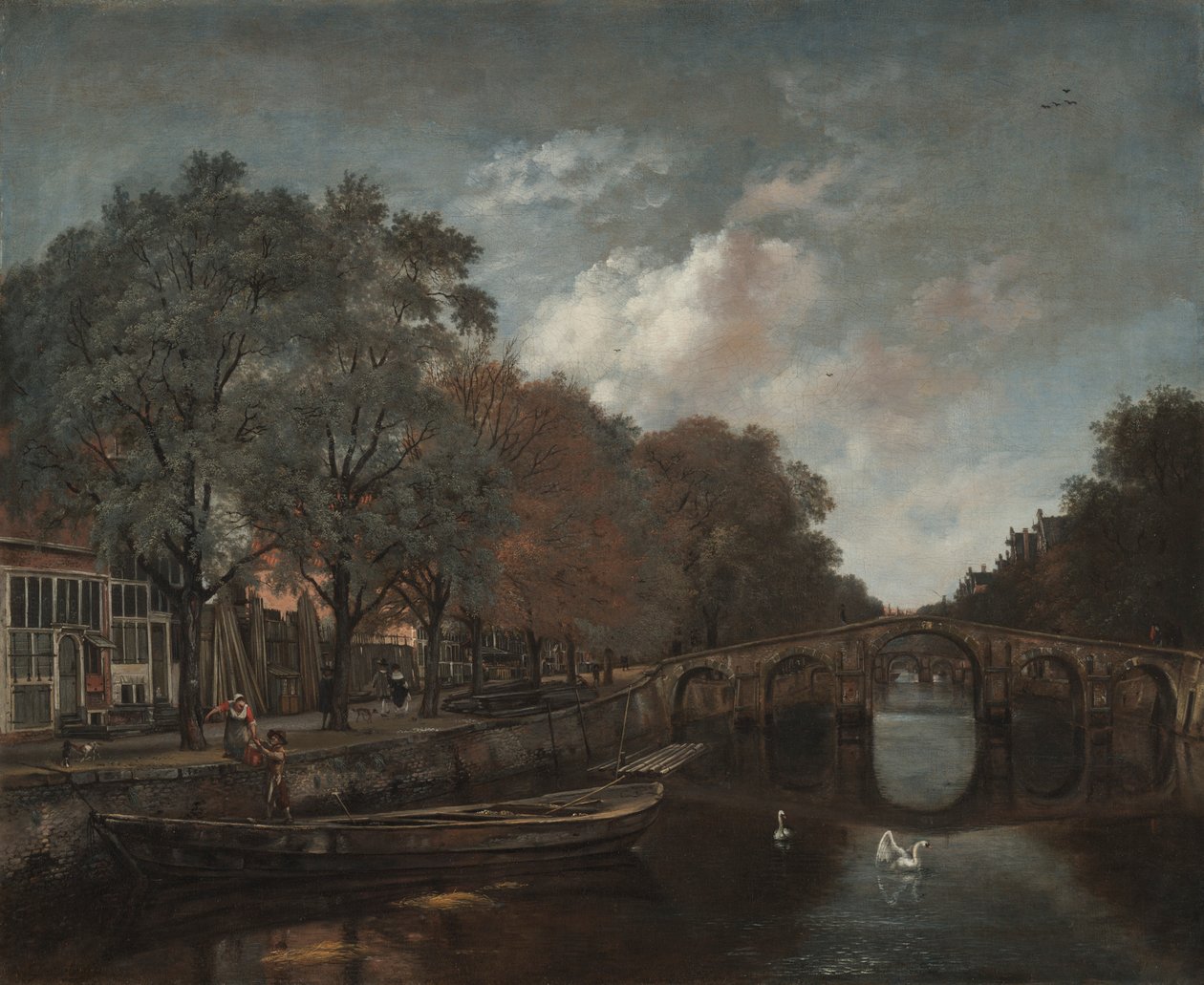 Herengracht, Amsterdam, ok. 1930 1661. autorstwa Jan Wijnants