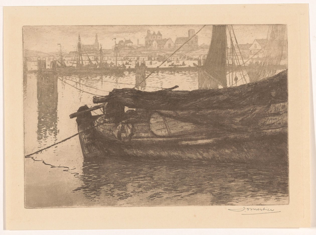 Port Scheveningen autorstwa Jan Willem Nortier (signed by artist)