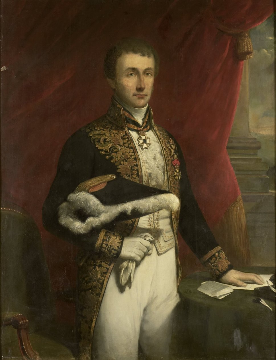 Pietera Merkusa (1787-1844). Generalny Gubernator (1841–44) autorstwa Jan Willem Pieneman (copy after)