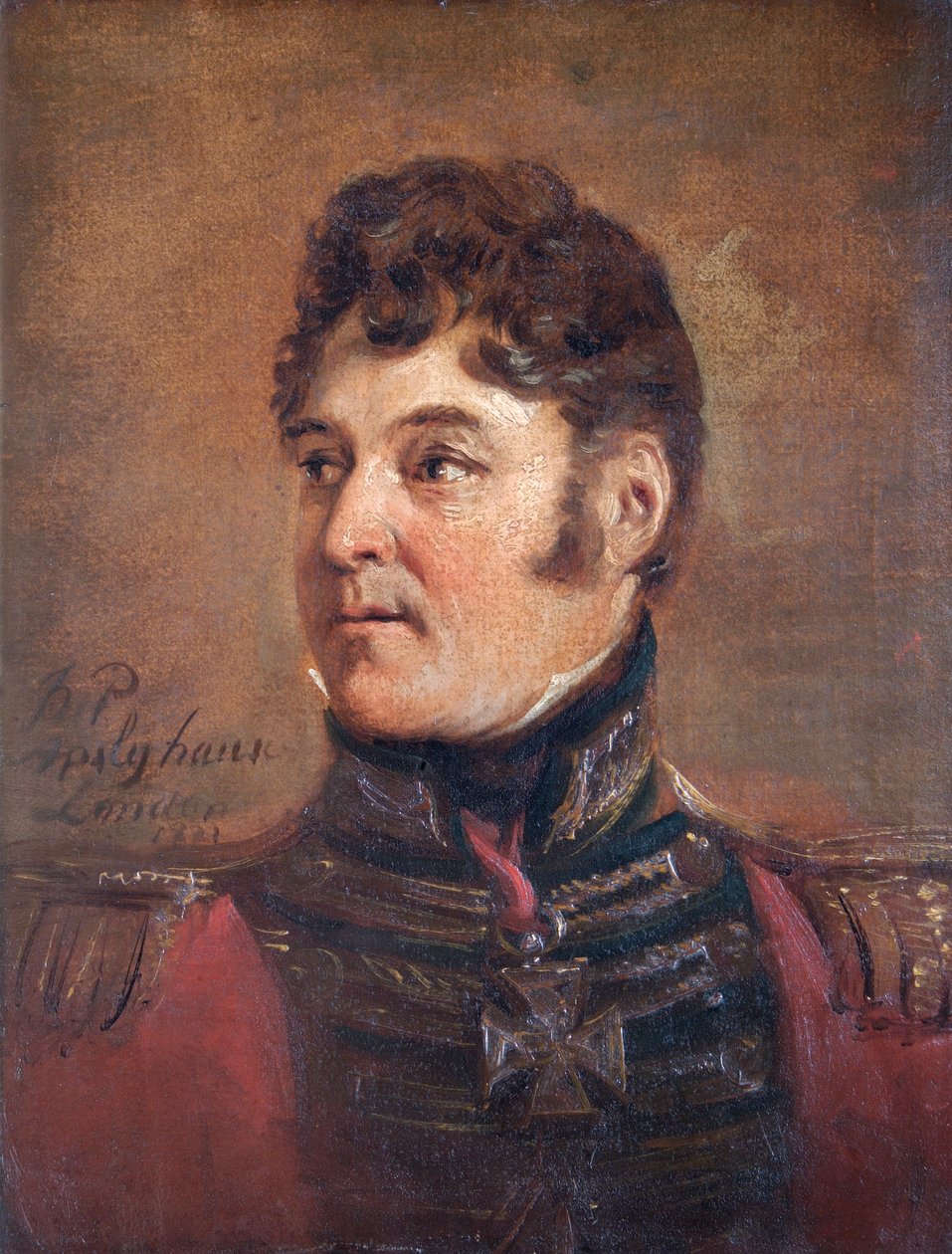 Generał Sir Colin Halkett (olej na płótnie) autorstwa Jan Willem Pieneman