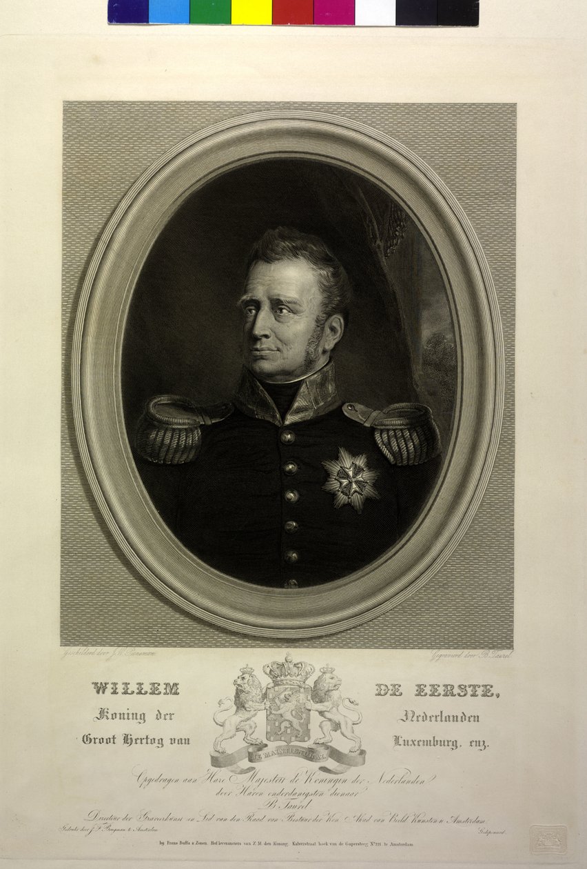 Król Niderlandów Wilhelm I autorstwa Jan Willem Pieneman
