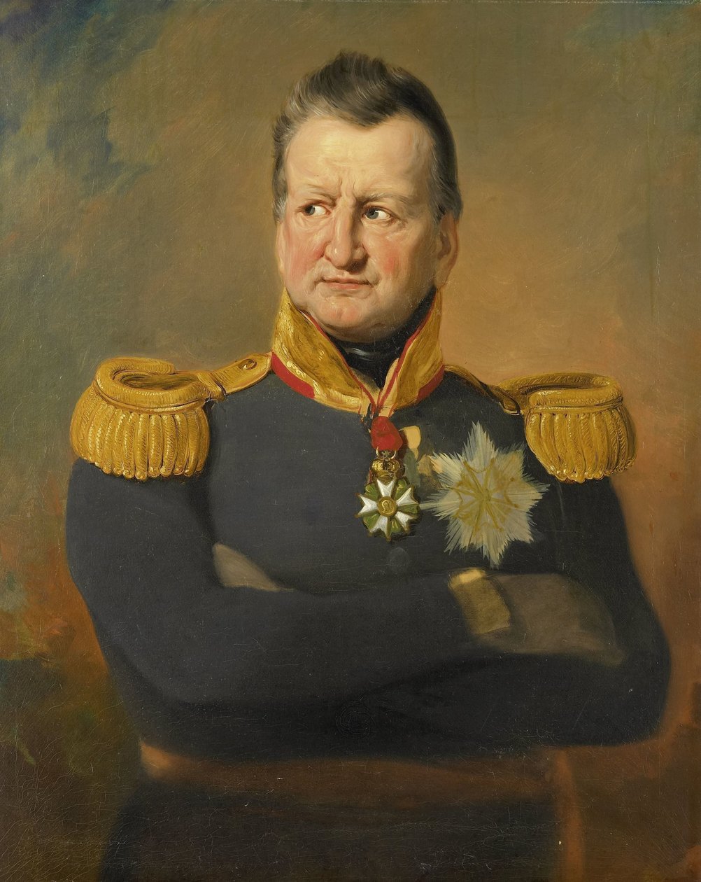 Portret barona Davida Hendrika Chassé, generała porucznika autorstwa Jan Willem Pieneman