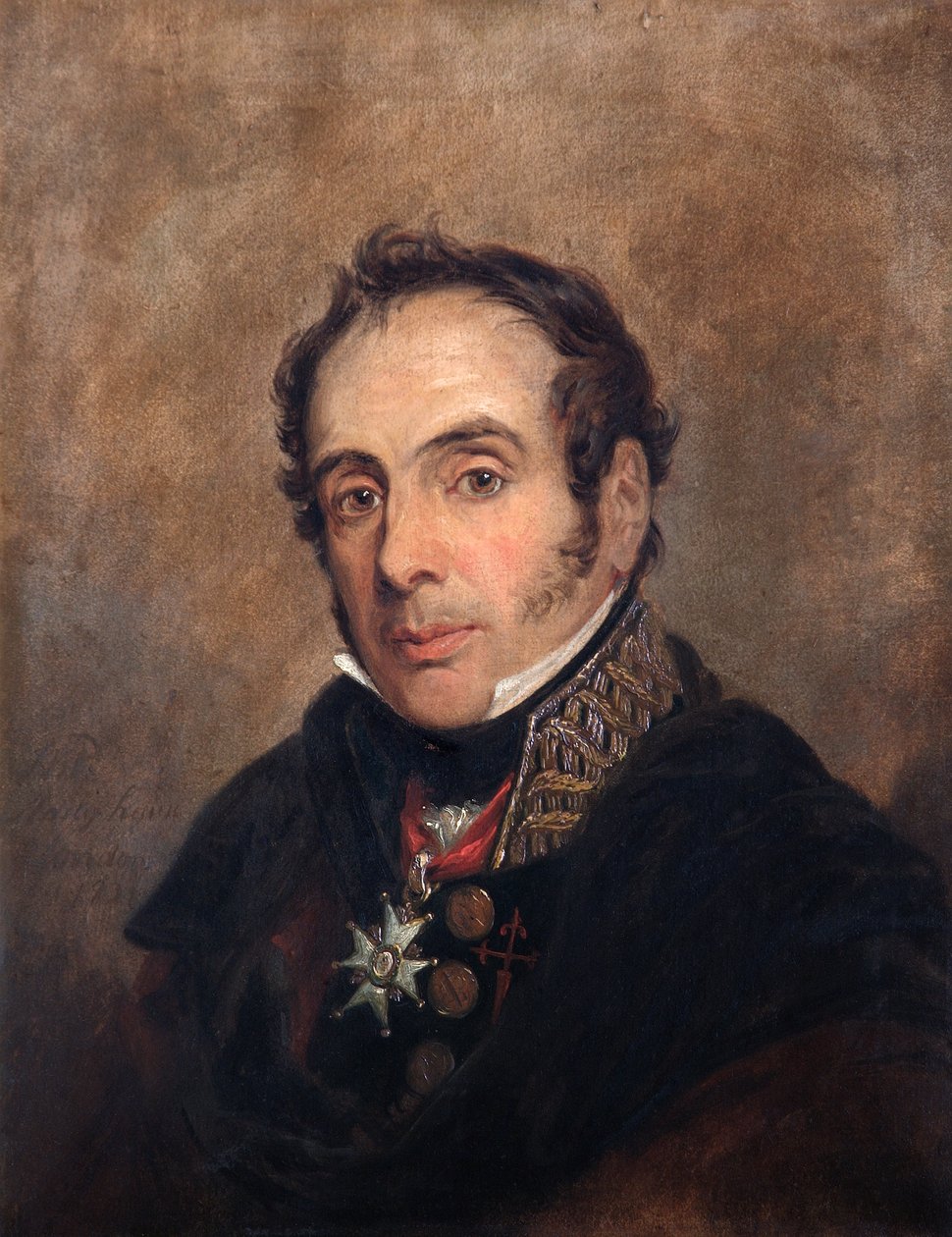 Portret generała Miguela Ricardo da Alava, hiszpańskiego żołnierza, autorstwa Jan Willem Pieneman