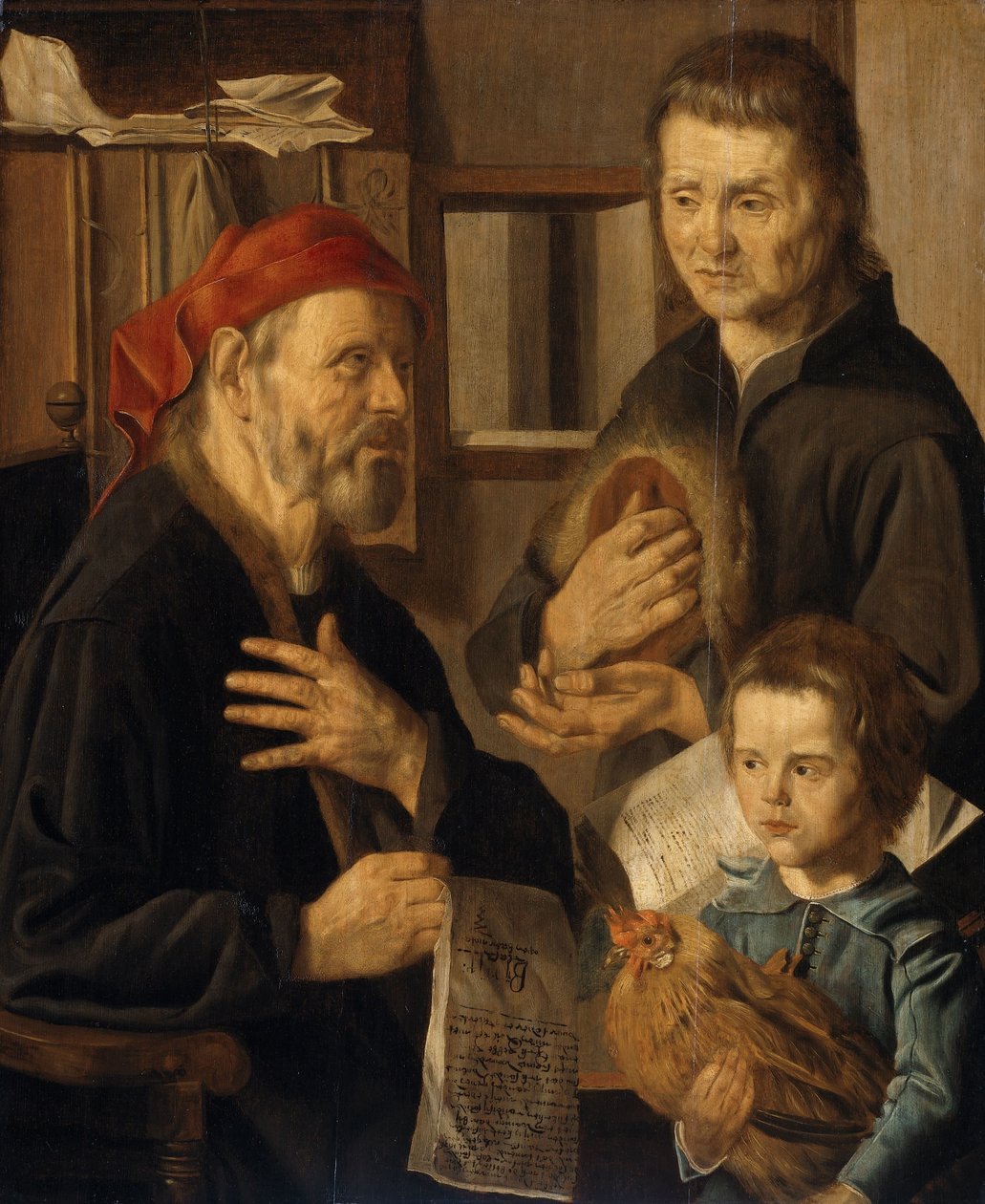 Office of the Steward (Urząd Notariusza) autorstwa Jan Woutersz Stap