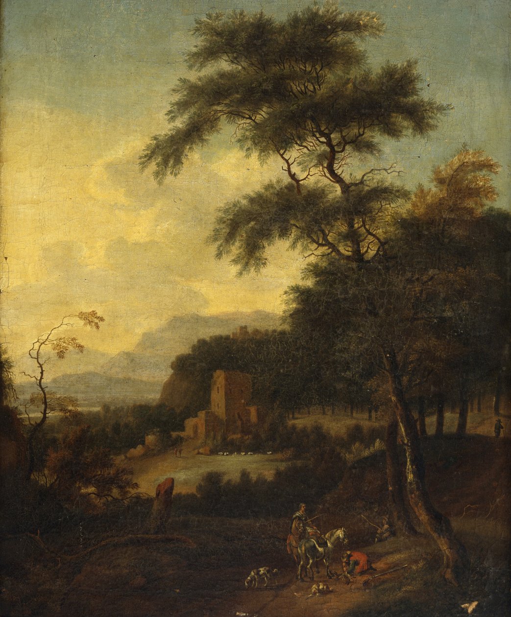 Italianate Krajobraz nad morzem, bez daty autorstwa Jan circle of Wijnants