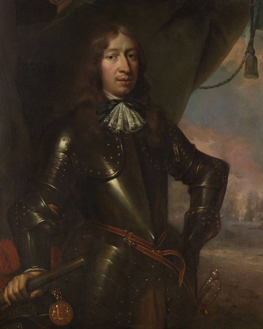 Willem Joseph Baron van Gendt (1625-1672). Wiceadmirał, 1667-1702 autorstwa Jan de Baen