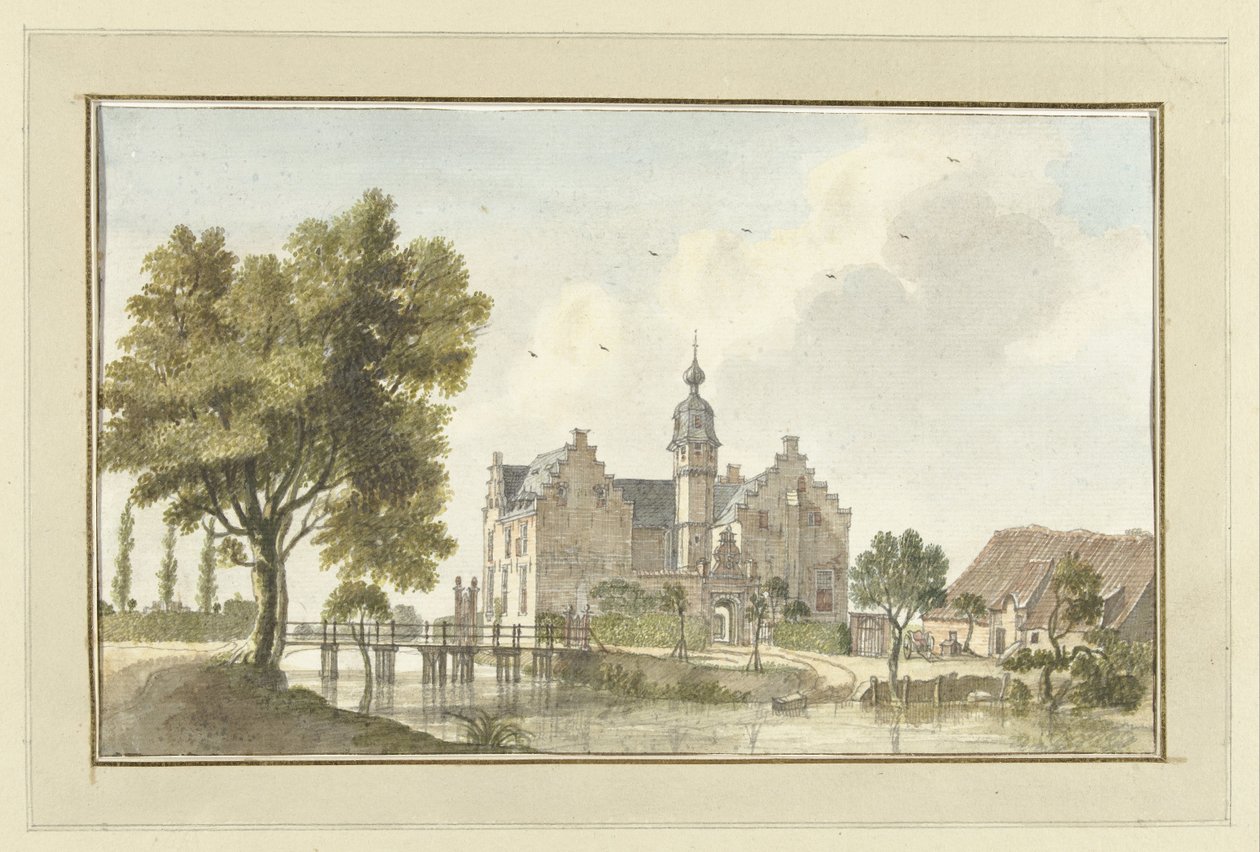 Huis den Ham nad Niers w Niemczech autorstwa Jan de Beijer