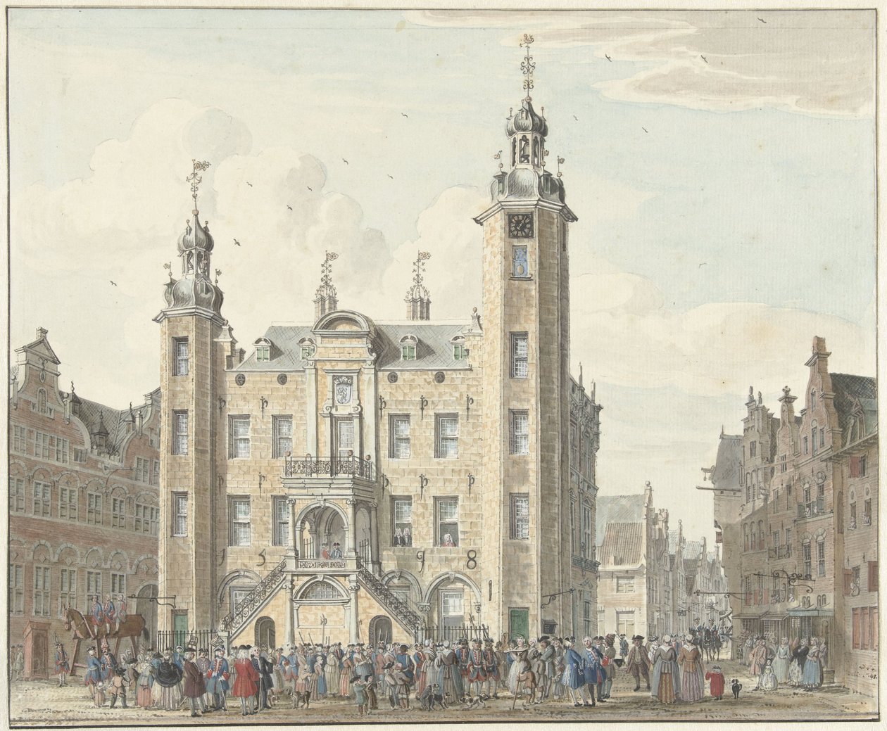 Ratusz w Venlo autorstwa Jan de Beijer