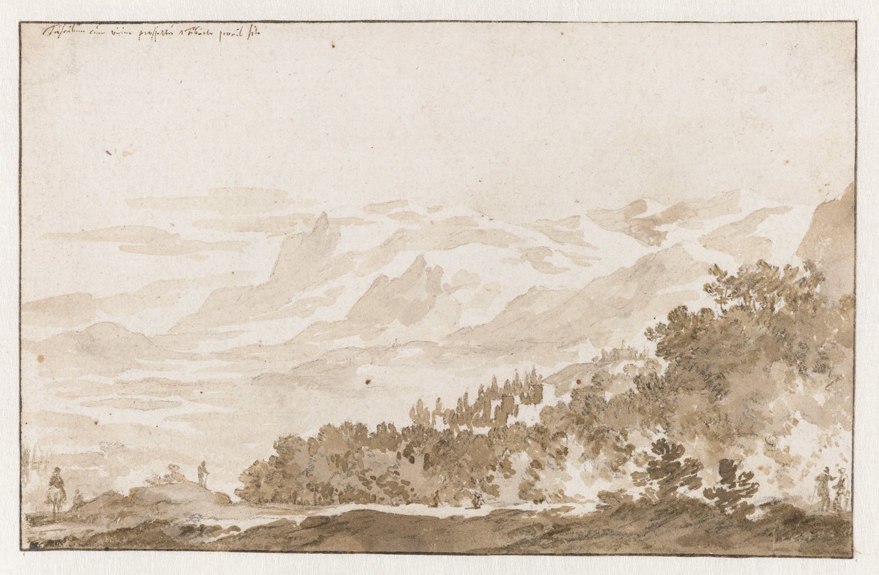 Tusculum (Frascati) pochodzi z Zuidwesten autorstwa Jan de Bisschop